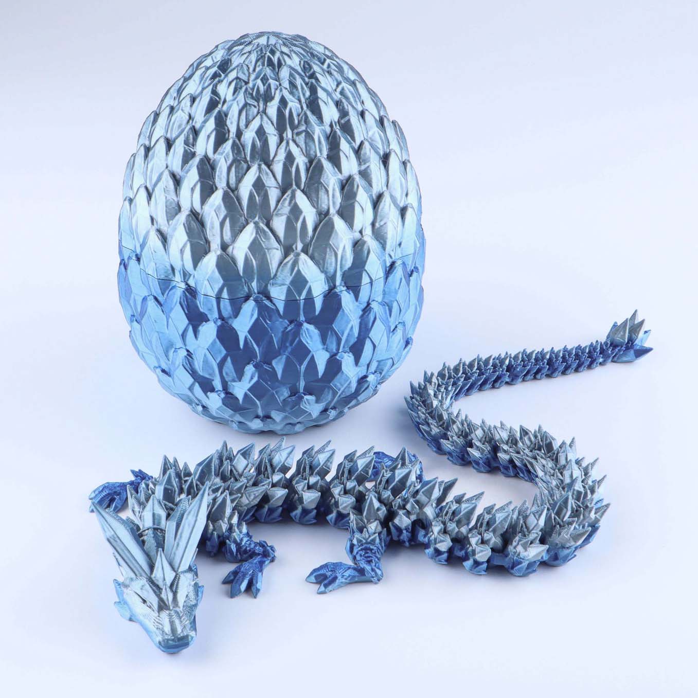 3D Crystal Dragon Articulated Fidget Toy — Flexible Joints, Satisfying Sensory Desk Toy for Kids & Adults, Unique Gift Idea