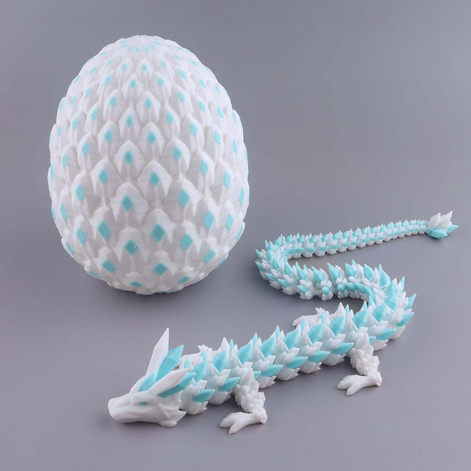 3D Crystal Dragon Articulated Fidget Toy — Flexible Joints, Satisfying Sensory Desk Toy for Kids & Adults, Unique Gift Idea