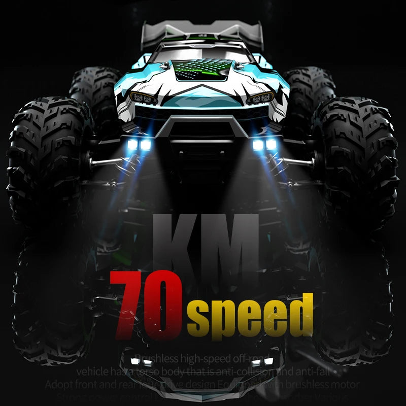 WLtoys 16101 Pro 1/16 Scale RC Car — 75KM/H High-Speed 4WD Off-Road Brushless Monster Truck | Adults & Kids Ages 14+